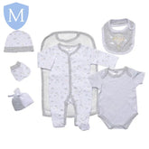 7pc Unisex Baby Gift Set - Balloons (45JTC9378) (Baby Unisex Gift Set) Mansuri